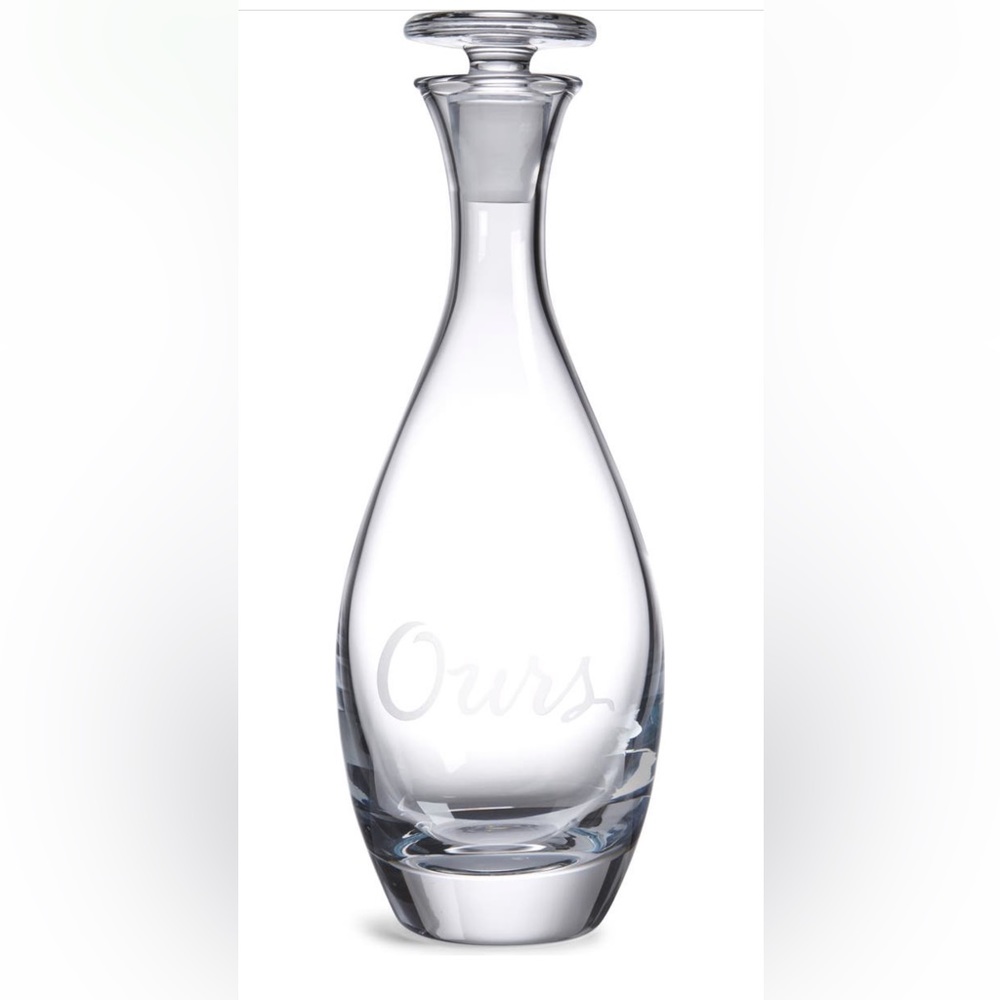 NEW kate spade new york One Of A Kind “Ours” Wine Decanter